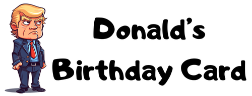 Donald's Birthday Card